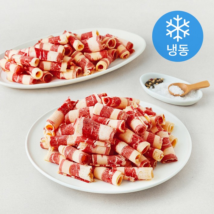 호주산 우삼겹 바로구이 대패 냉동, 1팩, 1kg
