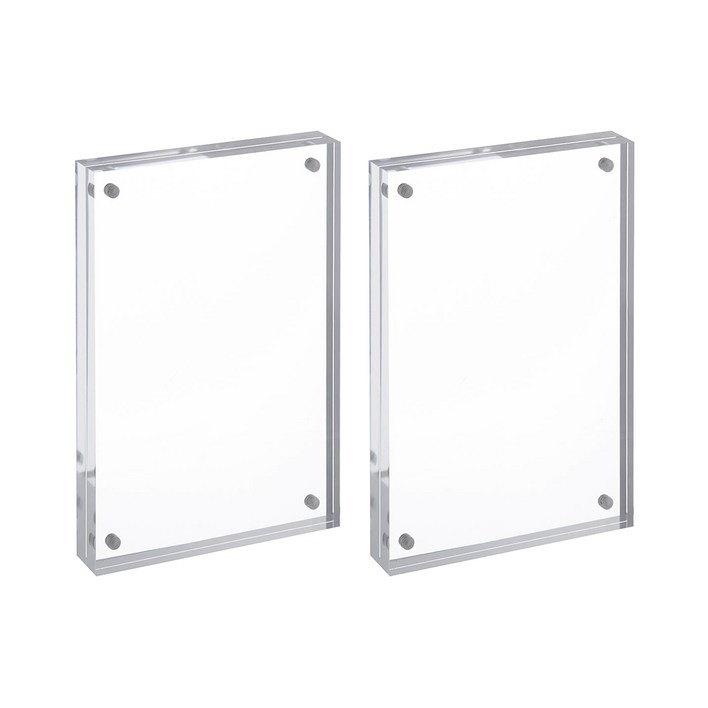 탐사 102x150 4컷 사진 투명 두꺼운 아크릴 액자 디오라마 제작 굿즈