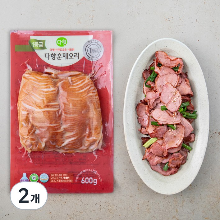 다향오리 1등급 훈제 오리 슬라이스