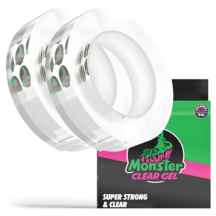 몬스터클리어겔 실리콘 양면테이프 30mm x 3m