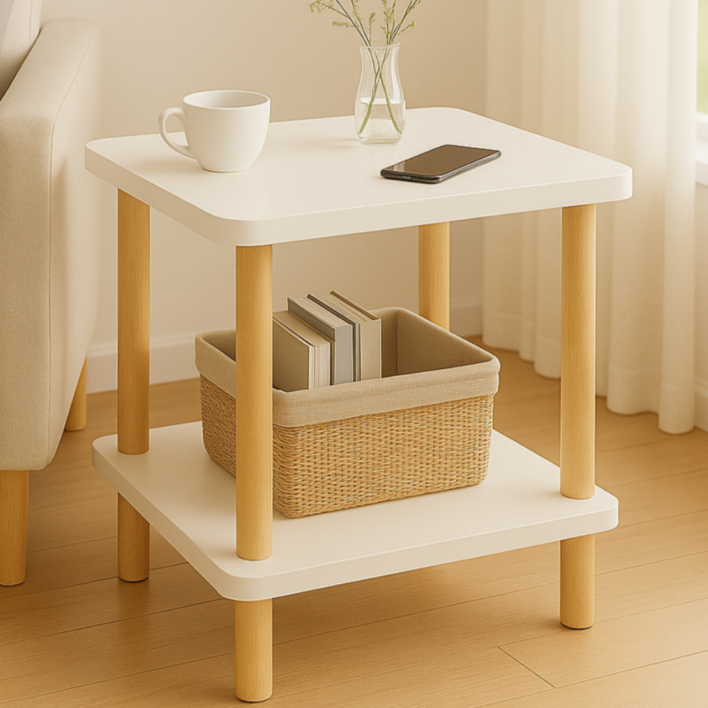 제이유엔비아이 스퀘어 협탁 사각 사이드 테이블