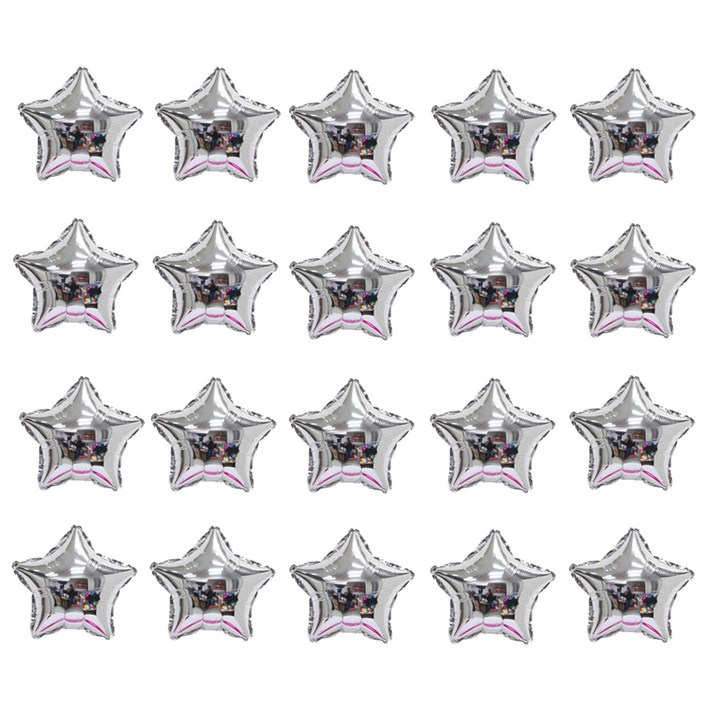 별 은박 풍선 23cm