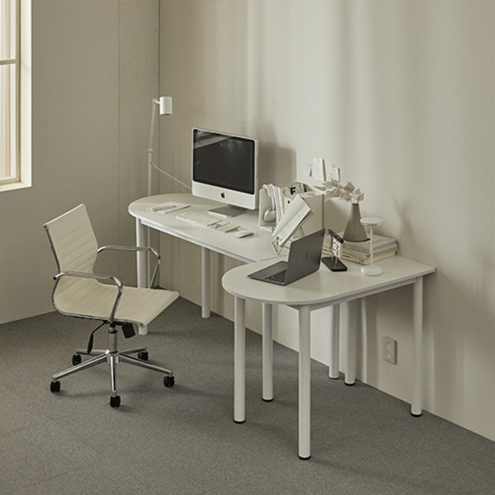 16피스 BMD 1000 반원형 멀티 식탁 테이블 책상 데스크