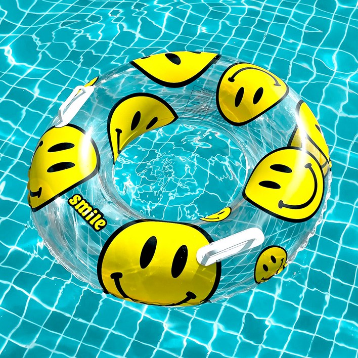 bayb 아동용 조이풀 원형 튜브, 투명, 1개