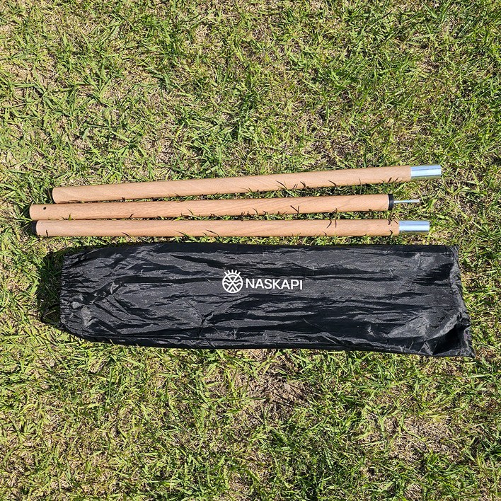 나스카피 듀랄루민 타프 무광 폴대 2p 우드