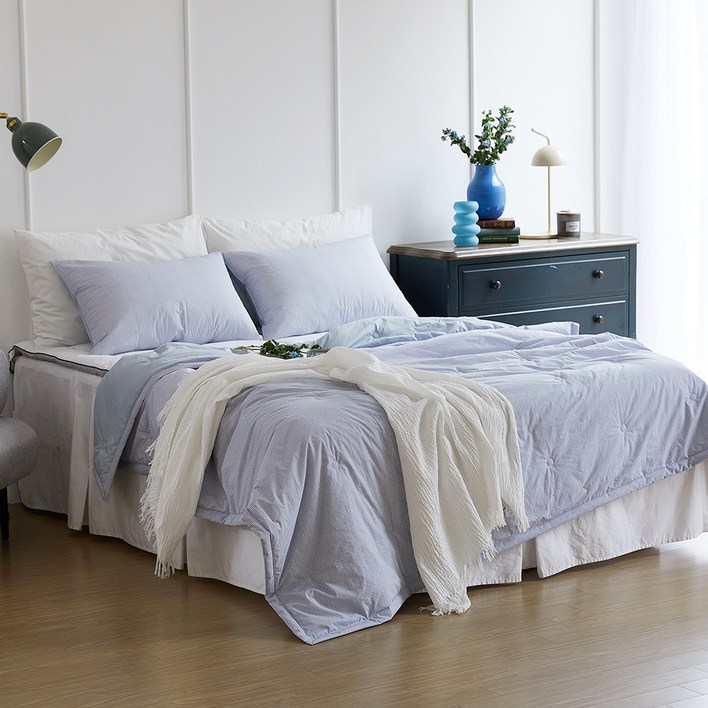 로라애슐리 메이슨 60수 고밀도 면 간절기 이불