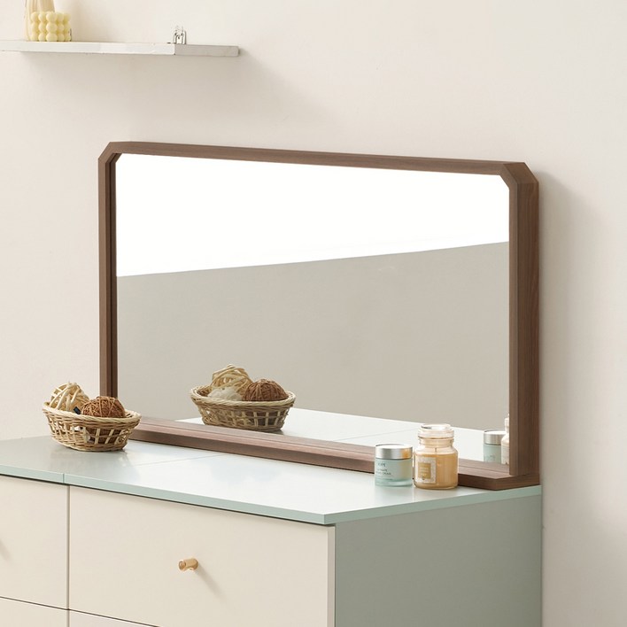 이즈하임 와이드 서랍장 스탠드 화장대 거울 1000