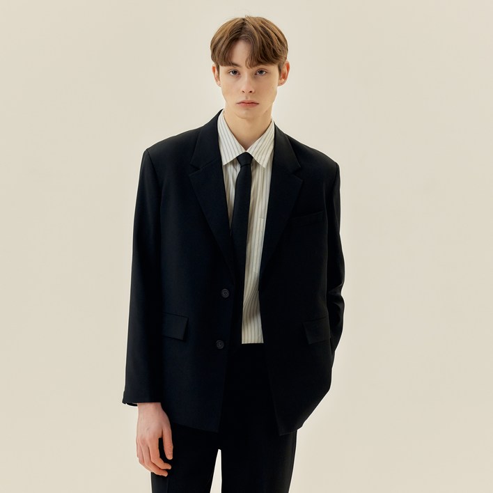 마인드브릿지 남성용 COUTURE 오버핏 트윌자켓 MZJK2171