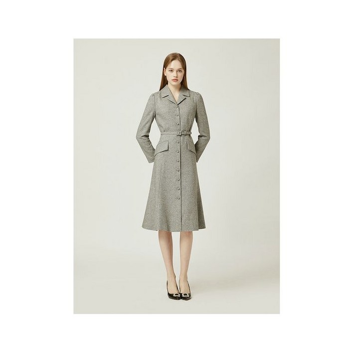 모조에스핀 울소재 A라인 원피스 MGJ234MSE041 2344558