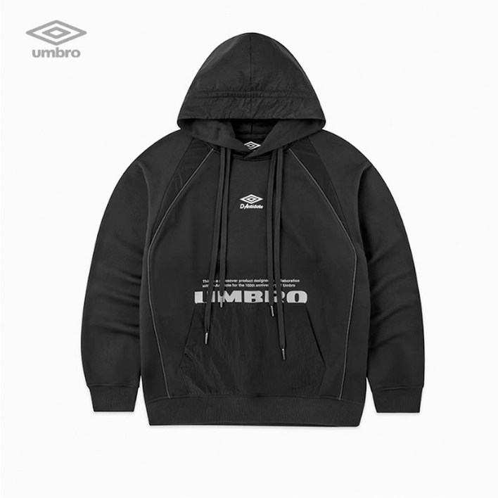 umbro 엄브로 2024 NEW DAntidote 커플 긴팔 후드 티셔츠 포켓 루즈핏