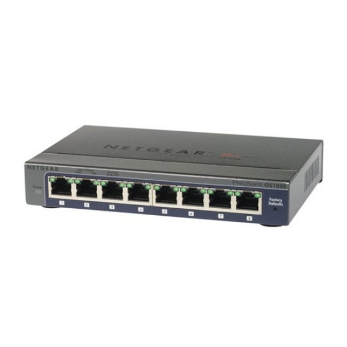[NETGEAR] 넷기어 GS108E [스위칭허브/8포트/1000Mbps]