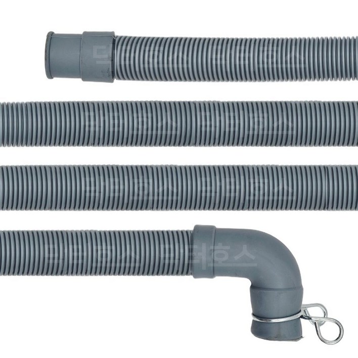 닥터호스 엘지 LG F24VDWD 호환 드럼 세탁기 호스 배수 연결 연장 교체