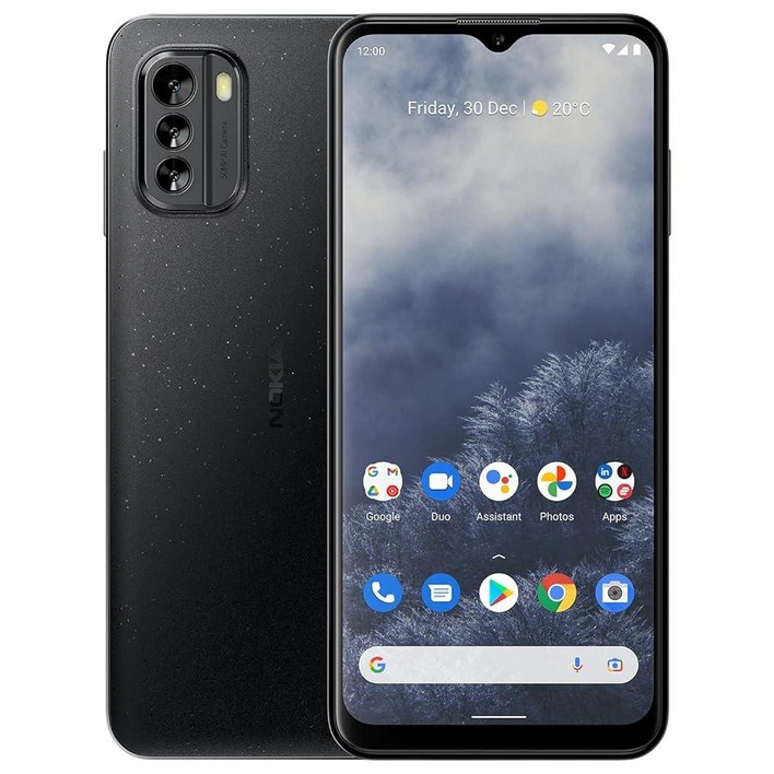 276493 Nokia G60 5G  안드로이드 14  듀얼 SIM  언락 스마트폰  6128GB  6.58인치 스크린  50MP 트리플 카메라  퓨어 블랙