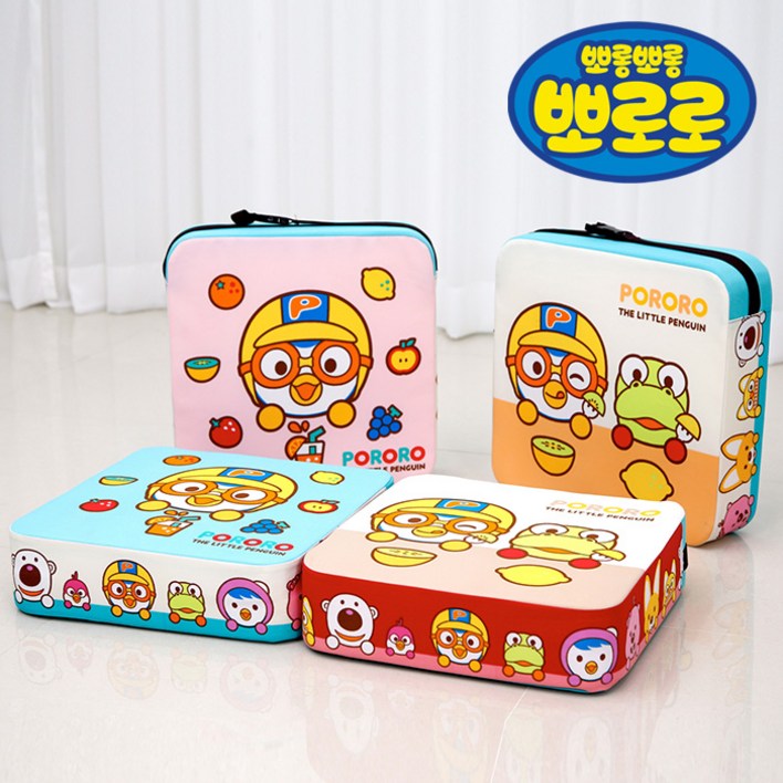 뽀로로 앉은 키높이방석 유아 아기방석