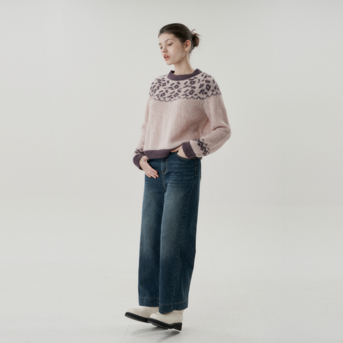 코인코즈 워싱 세미와이드 데님 팬츠DJ4WL172 2170076