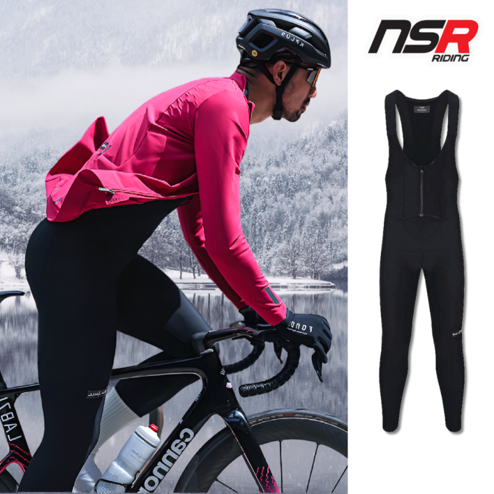NSR 폰도 엑셀 방풍 빕 타이즈 겨울 자전거 바지 빕숏 남성 여성  사은품증정