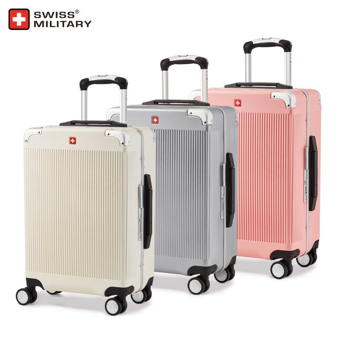 스위스밀리터리 튼튼한 여행용 캐리어 기내용 20인치 중대형 화물용 26인치 시그니처 F720 알루미늄프레임