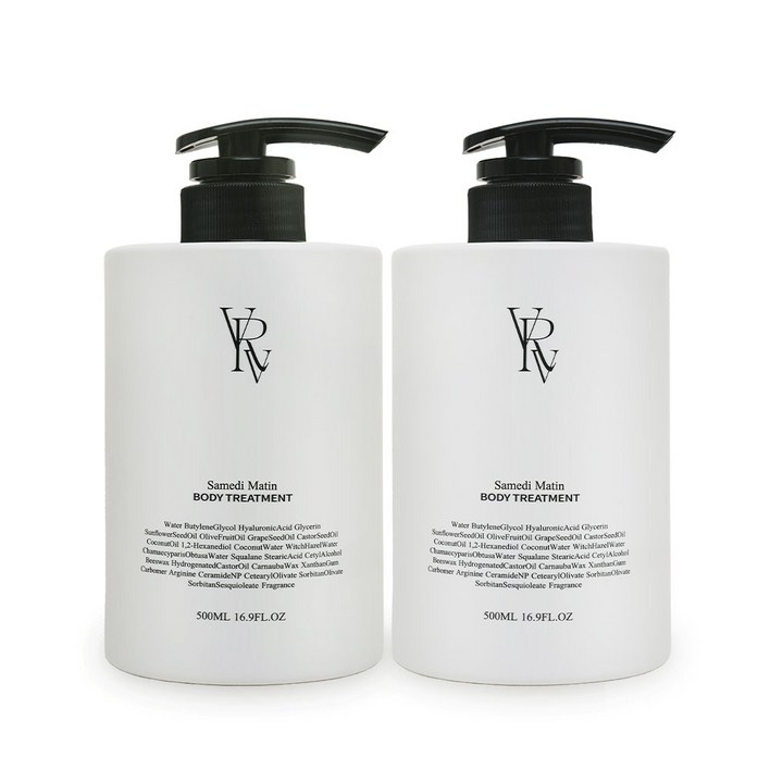 베르뷔 인샤워 바디 트리트먼트 로션 500ml 2개, 1세트, 2개, 500ml