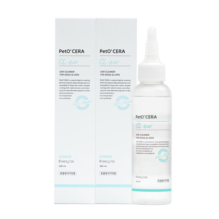 페토세라 저자극 편백수 52% 노스팅 무알콜 귀세정제 클이어, 120ml, 2개