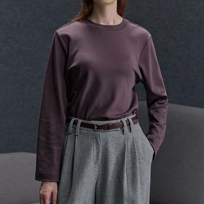 꼬모노보 25FW 이집트 기자면 스웻 티셔츠 3종 세트 아이보리모카무스블랙