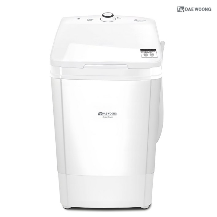 대웅모닝컴 6kg 대용량 스텐 탈수기 DWN820