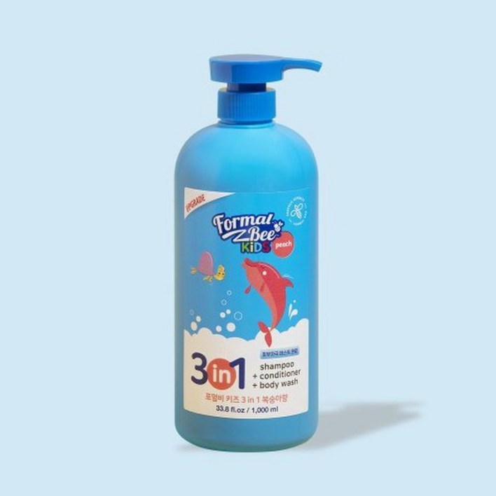 포멀비 키즈 3in1 복숭아향, 1L, 1개