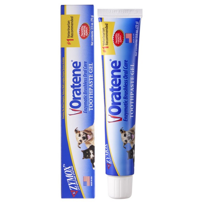 케어사이드 오라틴 투스페이스트 겔 70g 강아지 고양이 구강 관리 치약, 1개