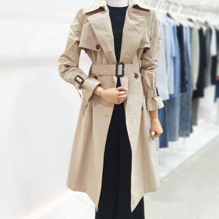 잇미샤 더블 버튼 트렌치코트 ITP3YBY720_CA 1809753