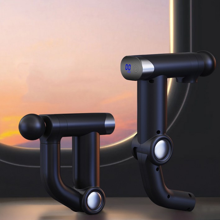 HULULU 무선 접이식 2in1 안마기 갈고리형 마사지건