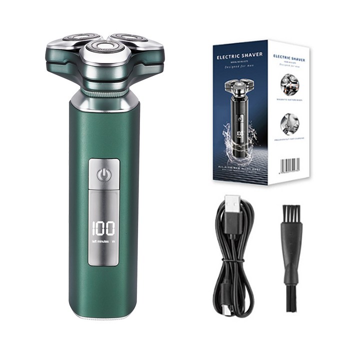 WENIZ 남자 전기면도기 IPX7 완벽방수 , CP5803, 다크그린