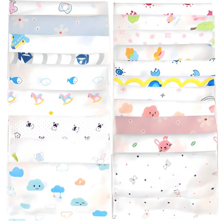 아바드 캐릭터 코튼 가제손수건 K형 20개입 세트