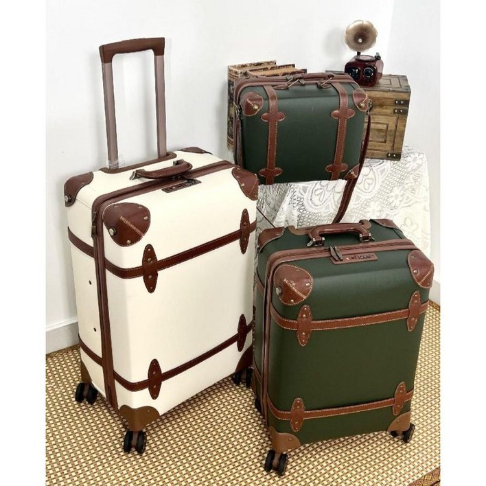 빈티지 캐리어 가방 북유럽 감성 디자인 수하물 핸드백