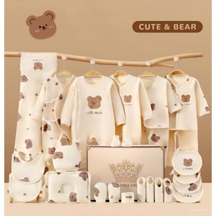 유아용 오가닉 23종 출산 선물세트 1개  선물포장 1개