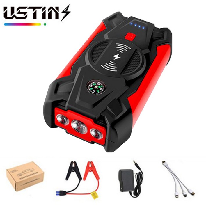 우스틴스 12V 39800mAH 차량용 보조배터리 점프스타터, 기본 구성, 39800mAh