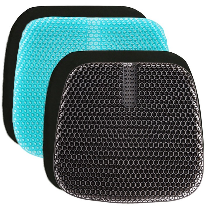 11 공유 실리콘 차량용 쿨링방석 여름 통풍 시원한 벌집쿠션 특대형