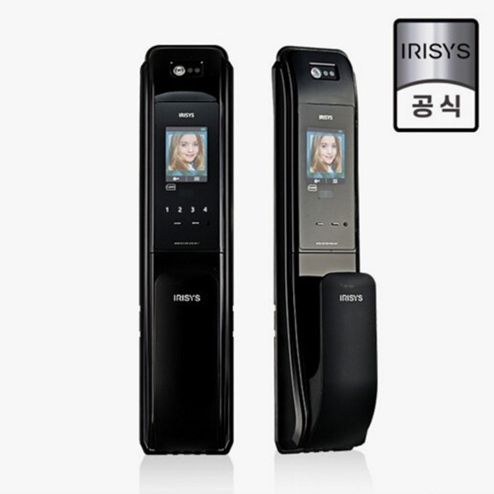 아이리시스 얼굴인식 도어락 링크온 IFP7080 IoT  WiFi 스마트 원격 제어 푸쉬풀 현관문 방화문 안면인식 디지털 도어록