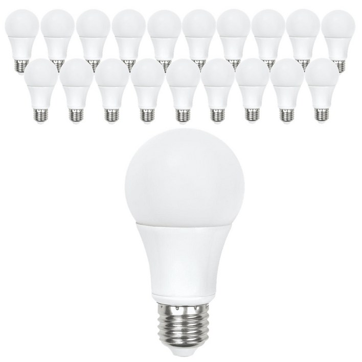 금호전기 LED 번개표 20W 전구 e26, 20개, 전구색