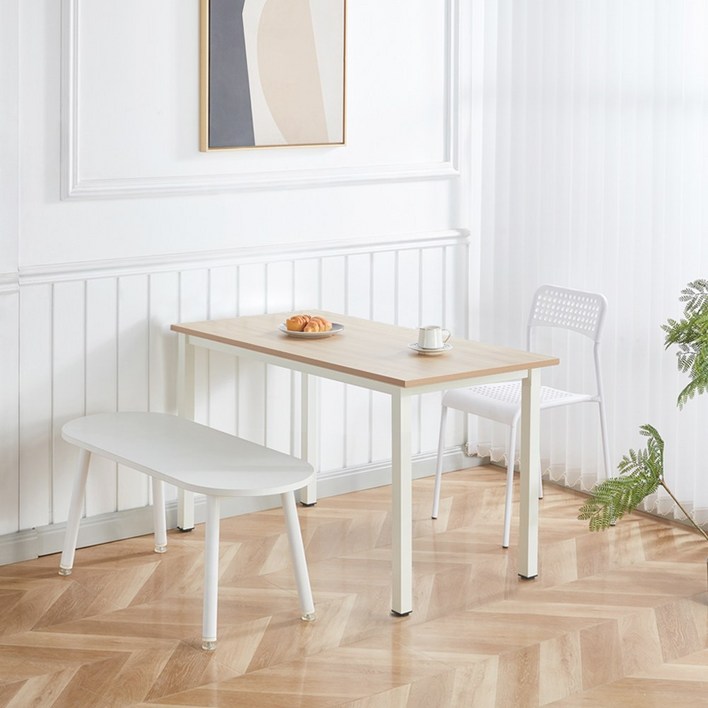 나인홈 프리테이블 카페 독서 다이닝 식탁 일자형 입식 데스크 컴퓨터 책상 1500x450