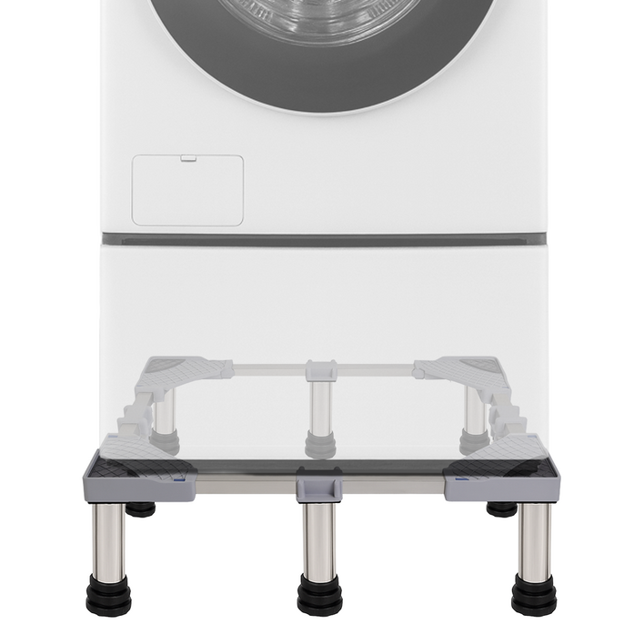 빅사이즈 세탁기 받침대 20cm 8발 높이조절 드럼 통돌이 건조기 소음차단, 1개, NZ-BIG20cm8