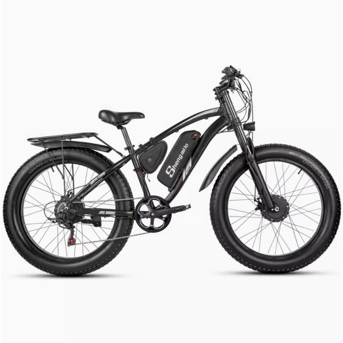 MTB 전기자전거 듀얼모터 2000W  26인치 산악 출퇴근 자토바이 48V 삼성 배터리