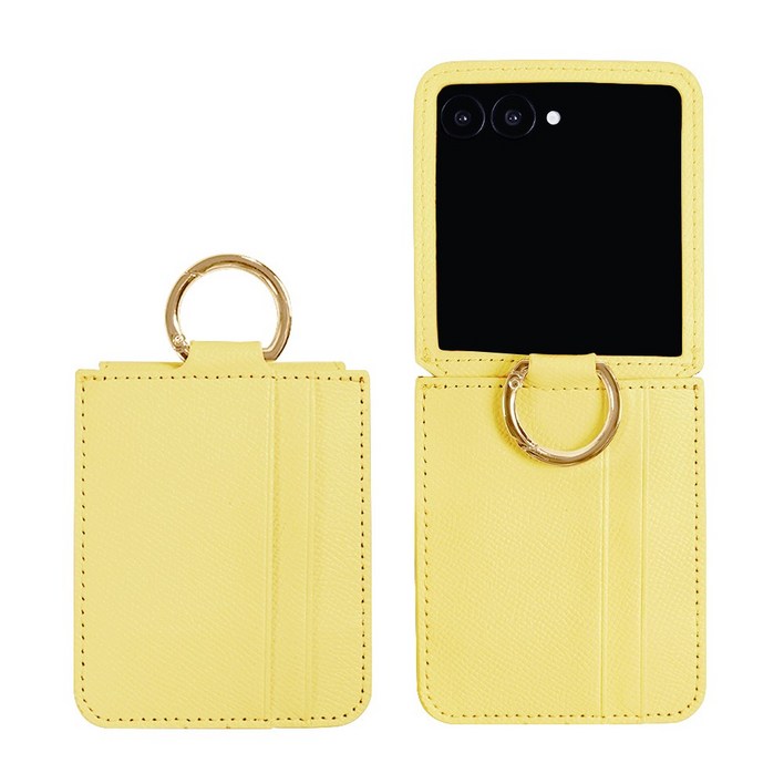 리네시 갤럭시 호환 Z플립7 지플립7 힌지보호 카드수납 핸드폰 가죽 지갑 케이스