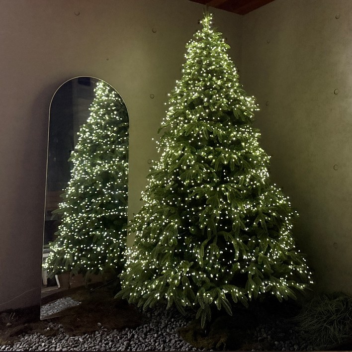 에버렐 품격있는 크리스마스트리 우아한 감성 PE 트리 노에뜨, 트리전구