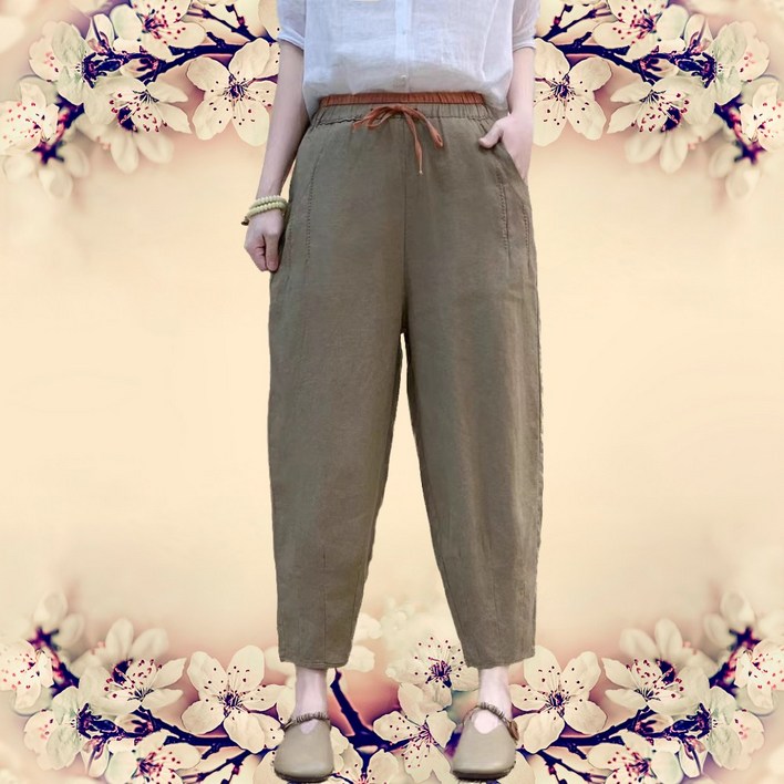 여성 여름 린넨바지 마바지 팬츠 시원한 바지