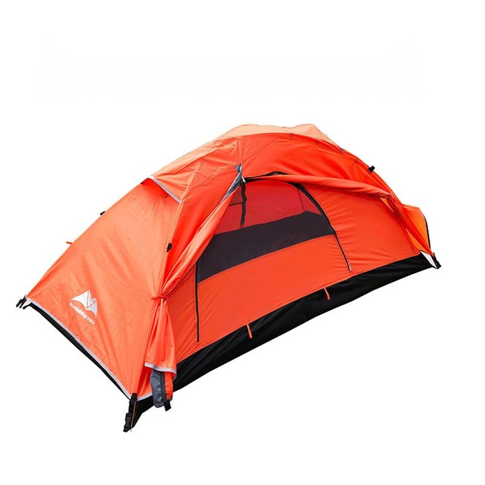 원터치 1인용 야전침대 텐트 백패킹 초경량 소형 방수 차박 캠핑 낚시, 로열블루