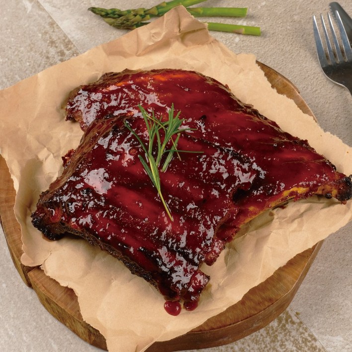 무료배송 설화공작소 완조리 오리지날 스모크 바베큐맛 폭립 500g, 1개, 500g
