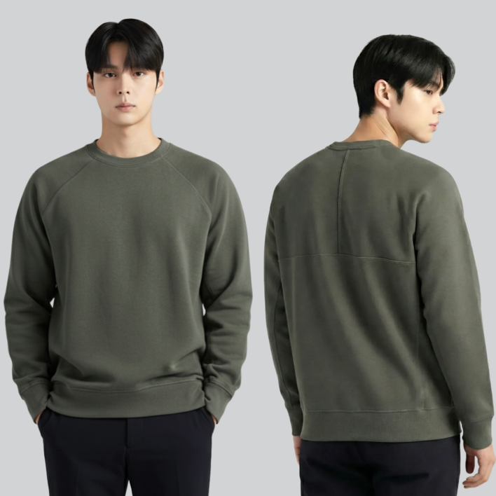 네파 남성용 에센셜 래글런 맨투맨 티셔츠