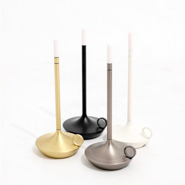 wick 윅 LED 테이블램프 캔들램프 그라파이트 감성조명 캠핑랜턴 촛대랜턴 촛대조명