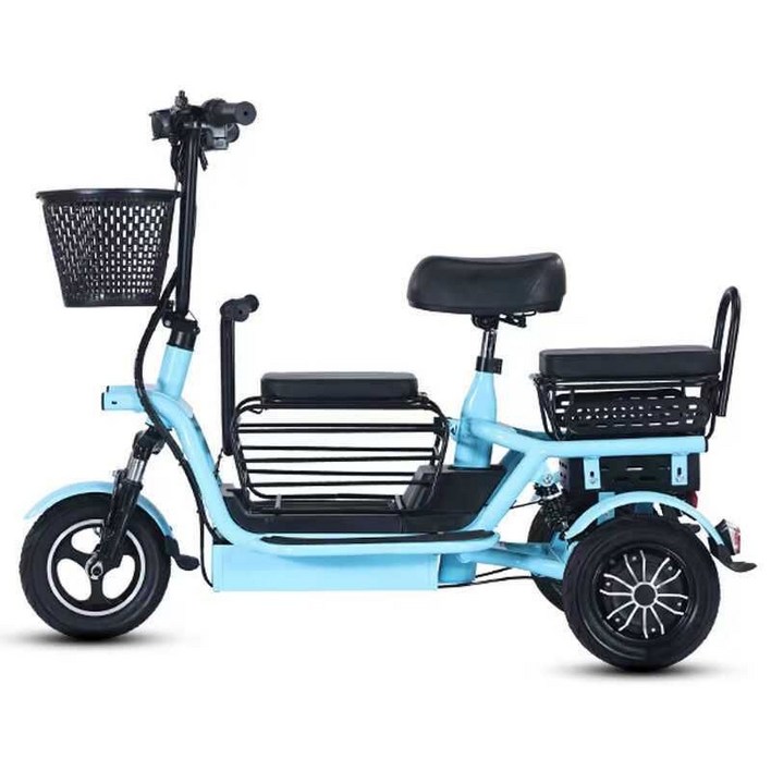 삼륜 전기자전거 등원용 바구니 전동 세발 배달 하원용