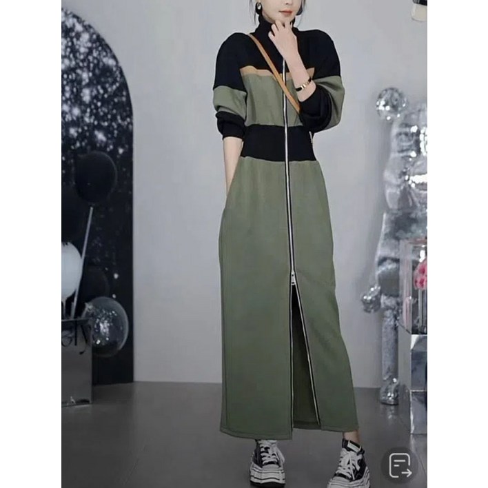 L812 편안하게 예뻐지는 집업원피스