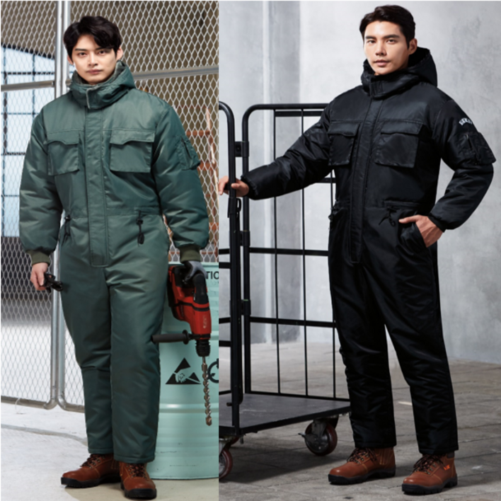 경신코리아 KSK 173 항공 털 스즈끼 일체형작업복, KSK 174검정, 1개